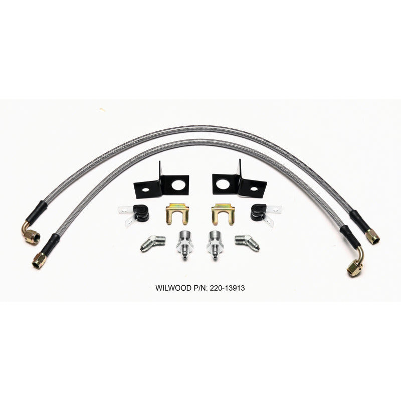 Wilwood Flexline Kit Rear 2015-Up Mustang Wilwood Brake Line Kits
