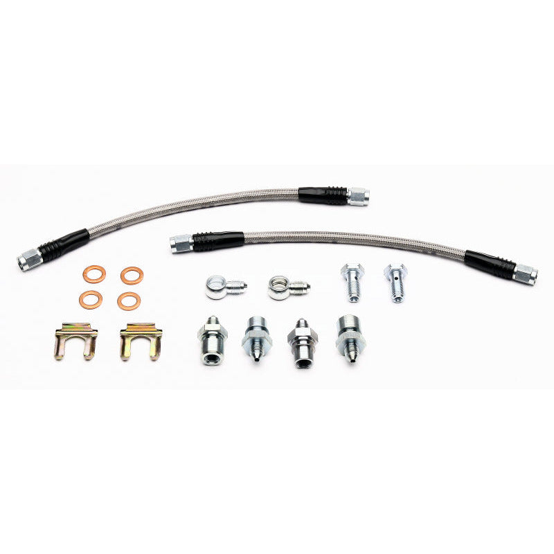 Wilwood Flexline Kit Rear Universal Rear w/ Combination Parking Brake Caliper 10in Wilwood Brake Line Kits