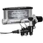 Wilwood HV Tandem M/C Kit w L/H Bracket & Prop Valve - 1in Bore Ball Burnished Wilwood Brake Master Cylinder