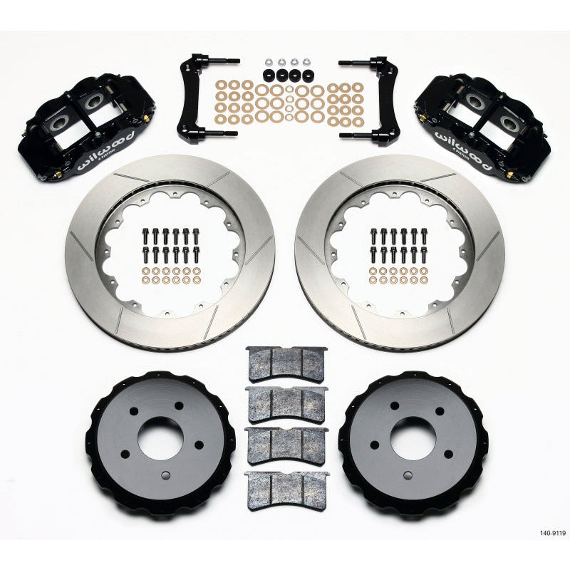 Wilwood Narrow Superlite 4R Rear Kit 14.00in 97-04 Corvette C5/Z06 05-13 C6 Wilwood Big Brake Kits