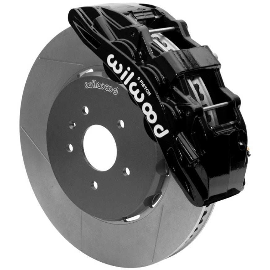 Wilwood SX6R Front Brake Kit 15in Slotted Black w/ Lines 14+ Chevy Corvette C7 Wilwood Wheel Hubs