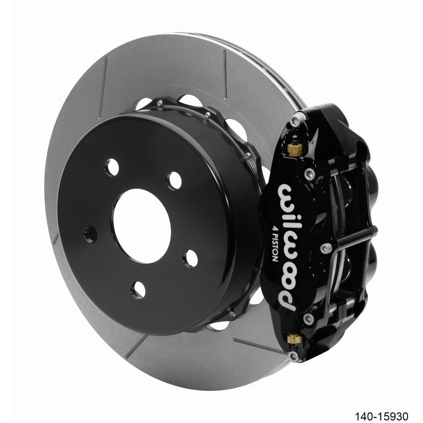 Wilwood Superlite 4R Rear Brake Kit 14.00 Black 2018-Up Jeep JL w/Lines Wilwood Big Brake Kits