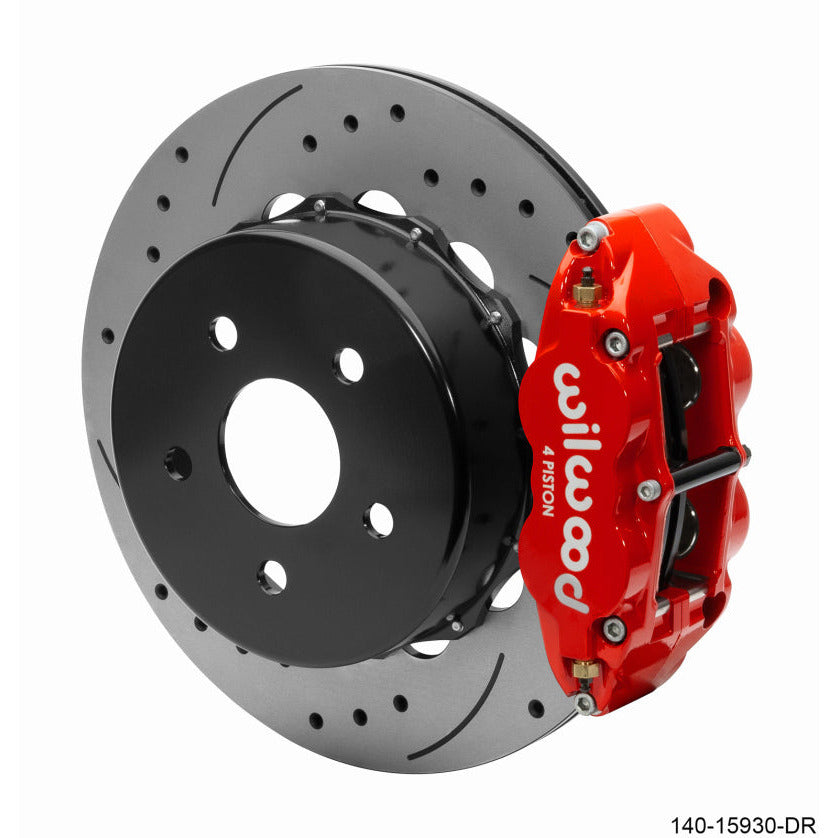 Wilwood Superlite 4R Rear Brake Kit 14.00 Red 2018-Up Jeep JL SRP w/Lines Wilwood Big Brake Kits