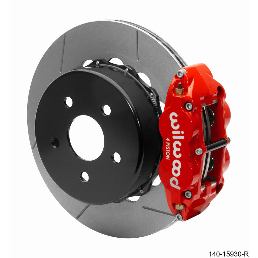 Wilwood Superlite 4R Rear Brake Kit 14.00 Red 2018-Up Jeep JL w/Lines Wilwood Big Brake Kits