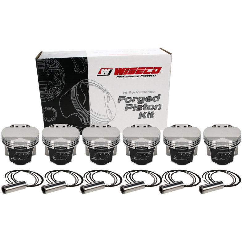 Wiseco BMW M50B25 2.5L Engine 11:1 CR 84.5MM Bore Custom Pistons (Set of 6) Wiseco Piston Sets - Forged - 6cyl