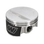Wiseco Chevy SB 350 4.040in Bore 1.550in Comp Ht 3.480i Stroke 5.700in Rod -5cc Dish Flat Top Piston Wiseco Piston Sets - Forged - 8cyl