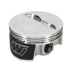 Wiseco Chevy SB 350 4.040in Bore 1.550in Comp Ht 3.480i Stroke 5.700in Rod -5cc Dish Flat Top Piston Wiseco Piston Sets - Forged - 8cyl