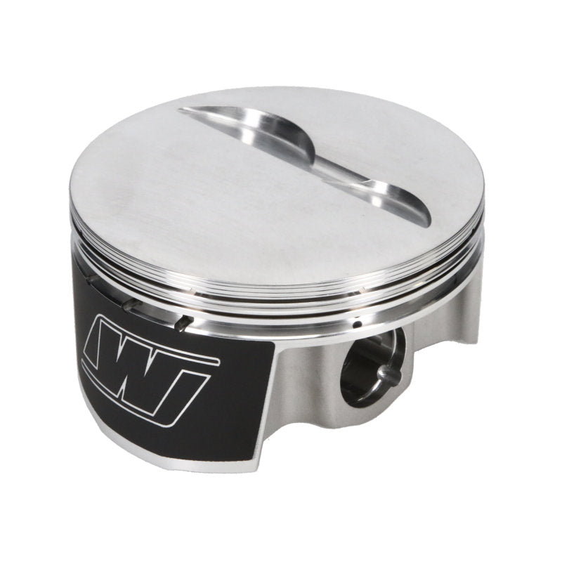 Wiseco Chevy SB 350 4.040in Bore 1.550in Comp Ht 3.480i Stroke 5.700in Rod -5cc Dish Flat Top Piston Wiseco Piston Sets - Forged - 8cyl