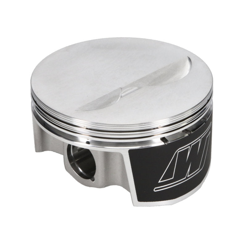 Wiseco Chevy SB 350 4.040in Bore 1.550in Comp Ht 3.480i Stroke 5.700in Rod -5cc Dish Flat Top Piston Wiseco Piston Sets - Forged - 8cyl