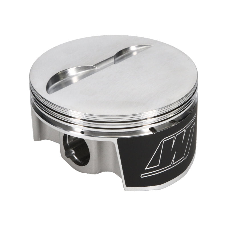 Wiseco Chevy SB 350 4.040in Bore 1.550in Comp Ht 3.480i Stroke 5.700in Rod -5cc Dish Flat Top Piston Wiseco Piston Sets - Forged - 8cyl