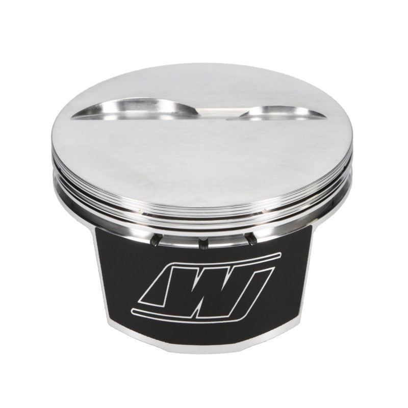 Wiseco Chevy SB 350 4.040in Bore 1.550in Comp Ht 3.480i Stroke 5.700in Rod -5cc Dish Flat Top Piston Wiseco Piston Sets - Forged - 8cyl