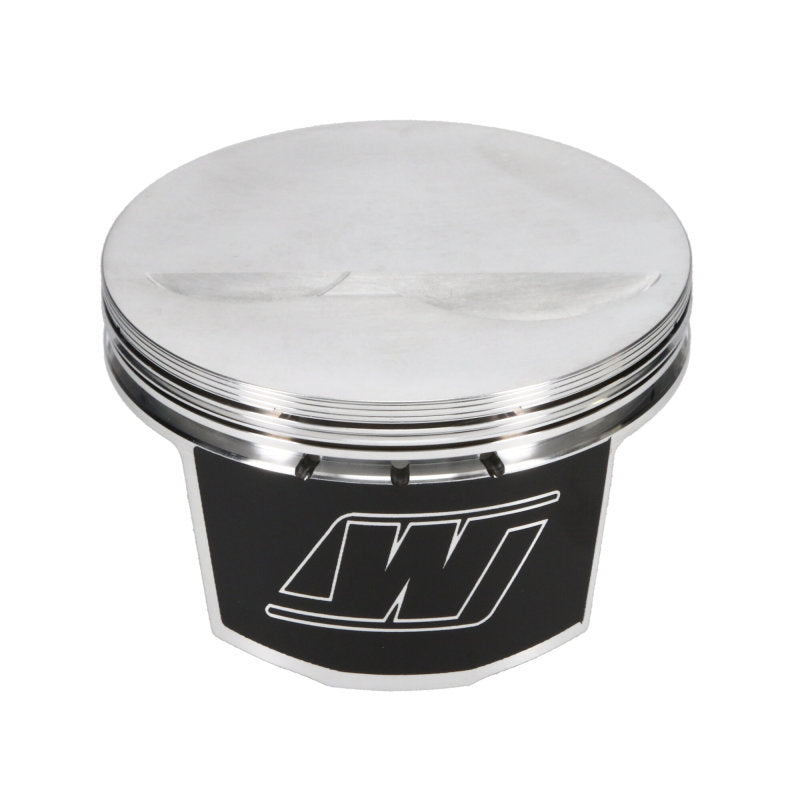 Wiseco Chevy SB 350 4.040in Bore 1.550in Comp Ht 3.480i Stroke 5.700in Rod -5cc Dish Flat Top Piston Wiseco Piston Sets - Forged - 8cyl