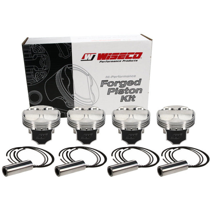 Wiseco Honda / Acura K24/K20 Head 87.25/3.435 Bore +5cc 12.5:1 CR Piston Shelf Stock Kit Wiseco Piston Sets - Forged - 4cyl