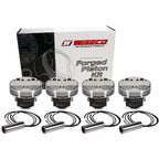 Wiseco Honda F20C/F22C S2000 +7cc Dome 11:1 CR Piston Kit - Set of 4 Wiseco Piston Sets - Forged - 4cyl
