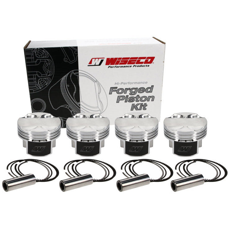 Wiseco Mitsubishi 4G63 7-Bolt -4cc FT 9.5:1 Comp Pistons - Set of 4 Wiseco Piston Sets - Forged - 4cyl