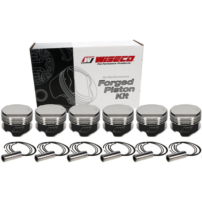 Wiseco Nissan Turbo Dome +14cc Piston Kit Wiseco Piston Sets - Forged - 6cyl