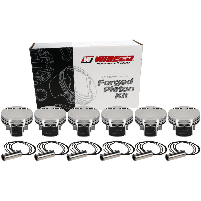 Wiseco Nissan VR38DETT 3.8L 95.5mm Std Bore 1.35inch CH -1.8 Dome Dish 9.5:1 - Single Piston Wiseco Pistons - Forged - Single