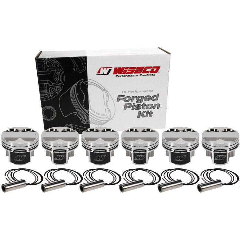 Wiseco Toyota 2JZ Supra -5.3cc Dish 86.25mm Piston Shelf Stock *Single Piston Only* Wiseco Pistons - Forged - Single