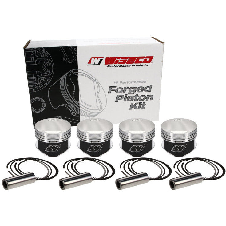 Wiseco Toyota 4EFTE 74.50mm Bore -2.5cc 1.1 Piston Kit Wiseco Piston Sets - Forged - 4cyl