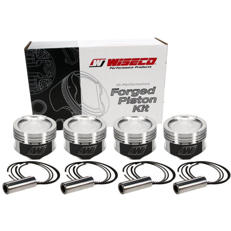 Wiseco Volkswagen ABF 2.0L 16V Golf/Ibiza/A4/Octavia 11.8:1 CR  83mm Bore Piston Set Wiseco Piston Sets - Forged - 4cyl