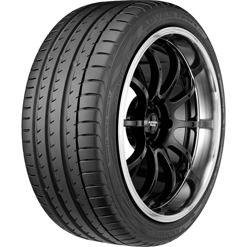 Yokohama Advan Sport V105 Tire - 275/35ZR19 100Y Yokohama Tire Tires - Max Perf. Summer