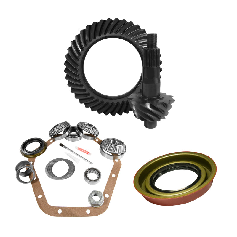 Yukon Gear 10.5in GM 14 Bolt 4.56 Rear Ring & Pinion Install Kit