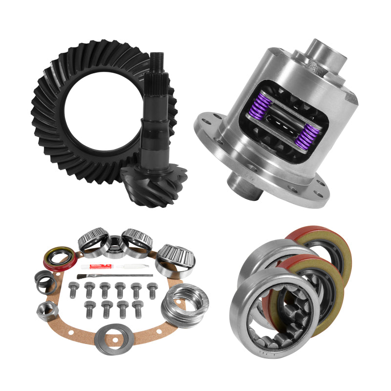 Yukon Gear 7.5in GM 4.11 Rear Ring & Pinion Install Kit 26 Spline Positraction 2.25in Axle Bearings