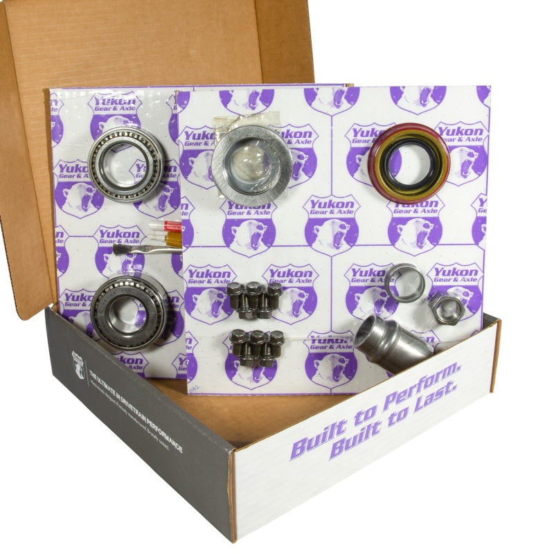 Yukon Gear 8.2in GM 3.55 Rear Ring & Pinion Install Kit 28 Spline Positraction 2.25in Axle Bearings