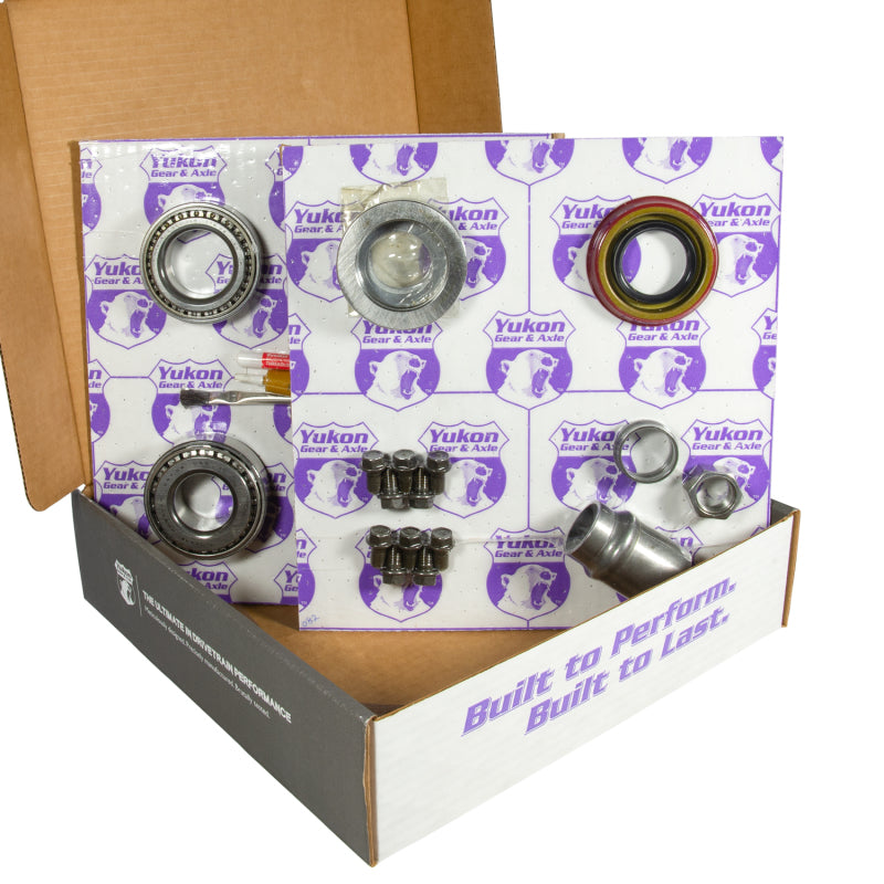 Yukon Gear 8.2in GM 3.73 Rear Ring & Pinion Install Kit 28 Spline Positraction 2.25in Axle Bearings