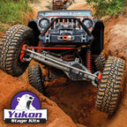 Yukon Gear Master Overhaul Kit Stage 2 Jeep Re-Gear Kit w/Covers for Dana 30/44 4.88 Ratio 24 Spline
