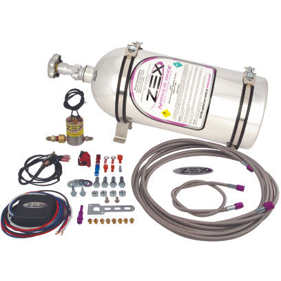 ZEX Nitrous System ZEX Diesel - 82028P - Polished Bottle W/Digital WOT Switch ZEX