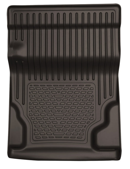 Husky Liners 10-13 GM Escalade/Tahoe/Yukon WeatherBeater Black Walkway Floor Liner (2nd Row Bucket)