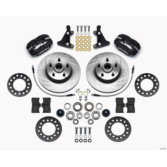 Wilwood Forged Dynalite Front Kit 11.28in 1 PC Rotor&Hub Ford 1949-1953 Wilwood Big Brake Kits