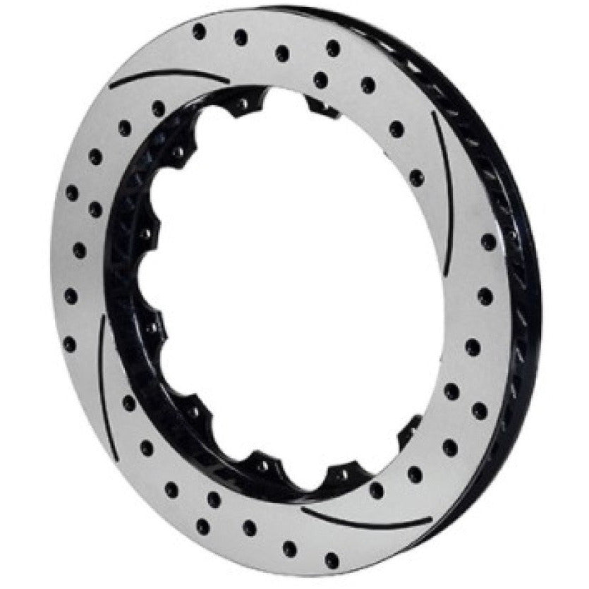 Wilwood Rotor-SRP48 SPC-37-LH-BLK-Drill 13.00 x 1.10 - 12 on 7.00in Wilwood Brake Rotors - 2 Piece