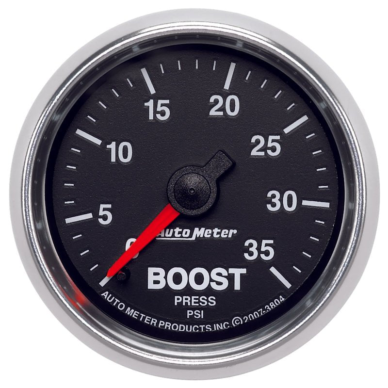 AutoMeter GS 2 1/16 inch 35PSI Mechanical Boost Gauge AutoMeter Gauges