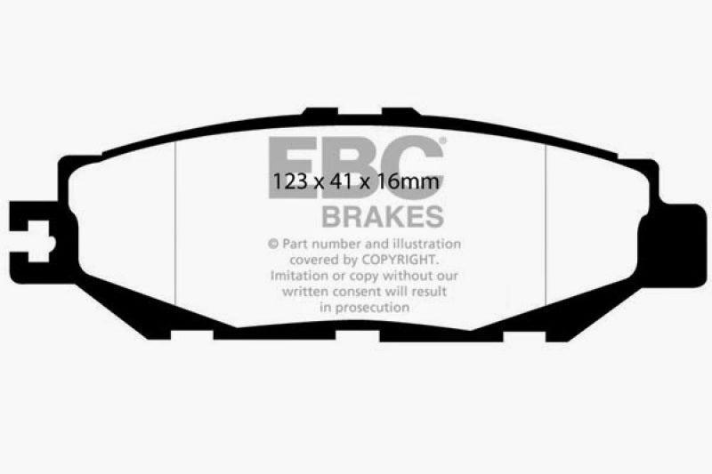 EBC 93-94 Lexus LS400 4.0 Greenstuff Rear Brake Pads