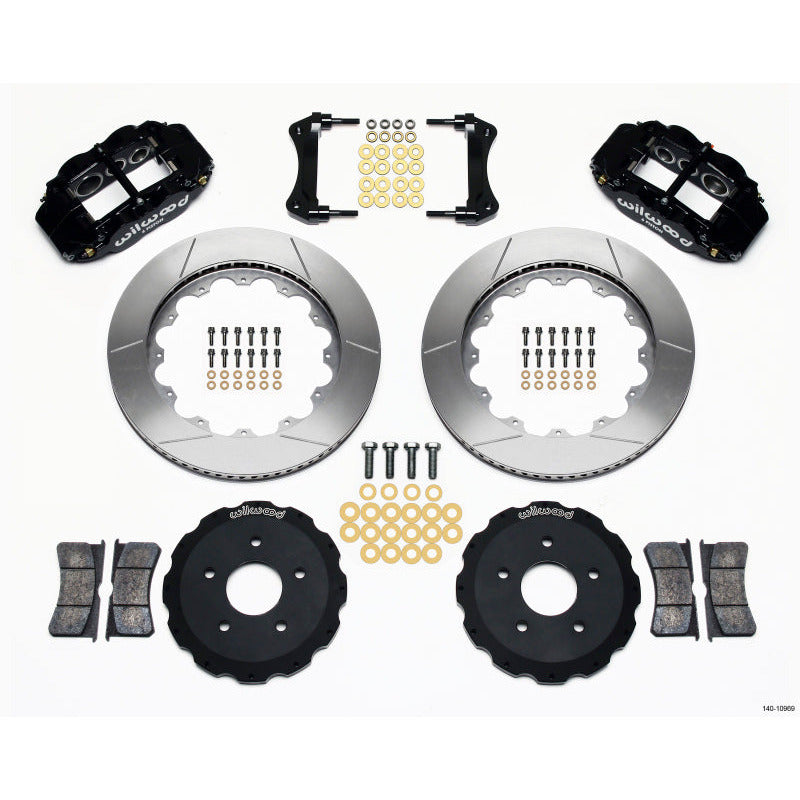 Wilwood Narrow Superlite 6R Front Hat Kit 14.00in Backdraft Cobra (BMW E36 Based) Wilwood Big Brake Kits