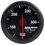 Autometer Airdrive 2-1/6in Trans Temperature Gauge 100-300 Degrees F - Black AutoMeter Gauges