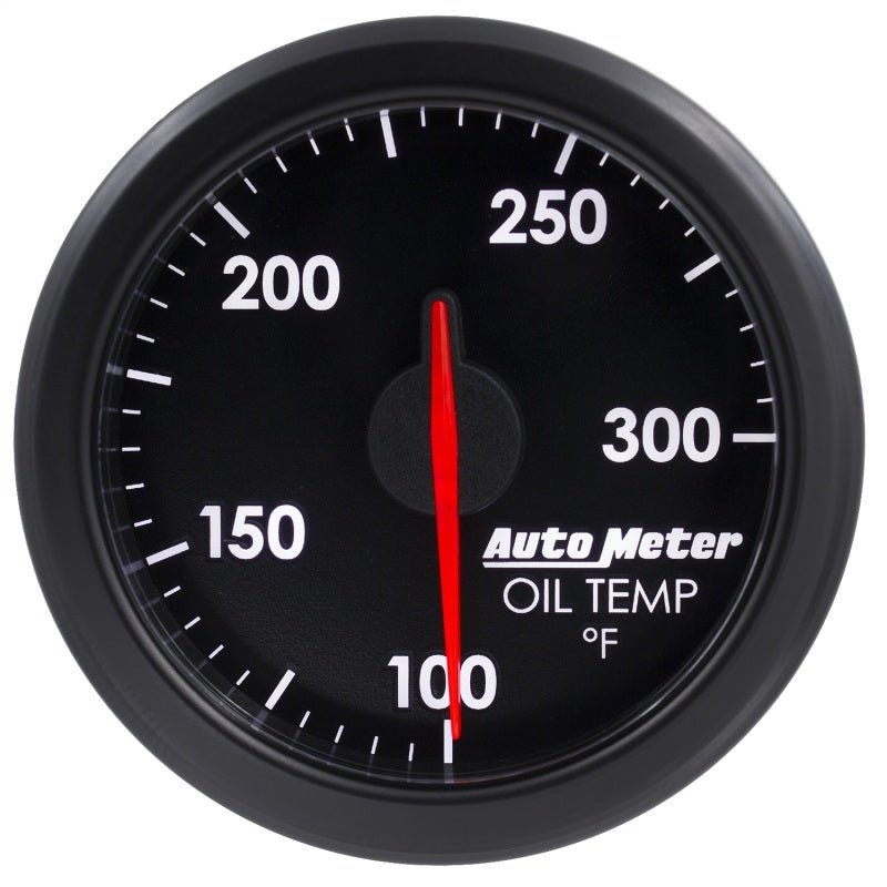 Autometer Airdrive 2-1/6in Trans Temperature Gauge 100-300 Degrees F - Black AutoMeter Gauges