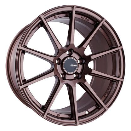 Enkei TS10 18x9.5 35mm Offset 5x114.3 Bolt Pattern 72.6mm Bore Dia Copper Wheel Enkei Wheels - Cast