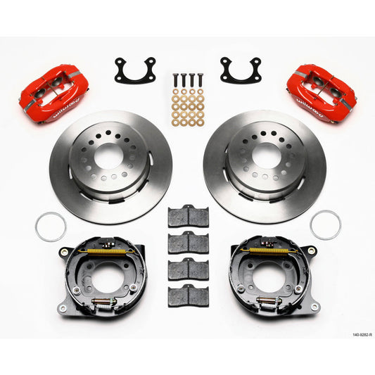 Wilwood Forged Dynalite P/S Park Brake Kit Red Small Ford 2.50in Offset Wilwood Big Brake Kits