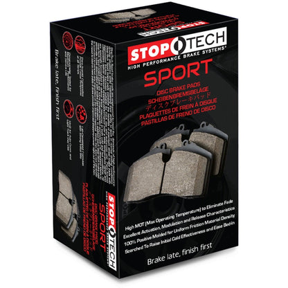 StopTech Performance 14-19 Cadillac CTS Front Brake Pads Stoptech Brake Pads - Performance