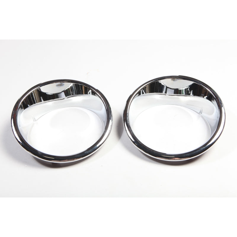 Rugged Ridge Headlight Bezels Chrome 07-18 Jeep Wrangler JK Rugged Ridge Light Mounts