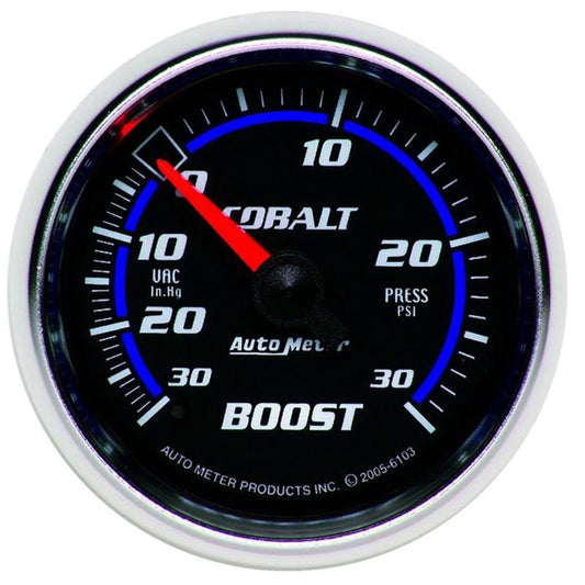 Autometer Cobalt 52mm 30psi mechanical Boost Gauge AutoMeter Gauges