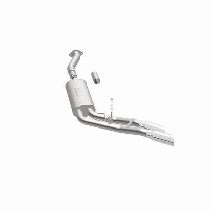 MagnaFlow 11-13 Ford F-150 Pickup Dual Same Side Before P/S Rear Tire Stainless CatBack Perf Exhaust