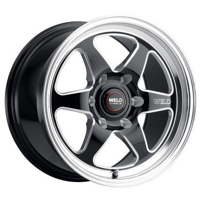 Weld S156 17x10 Ventura 6 Drag 6x139.7 ET25 BS6.50 Gloss BLK MIL DIA 106.1 Weld Wheels - Cast