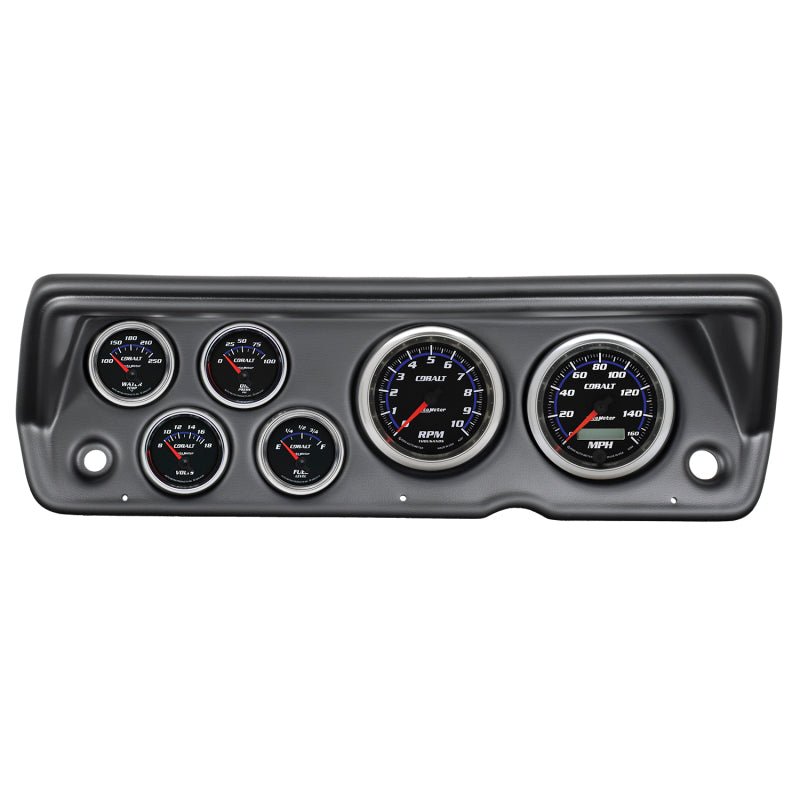 Autometer Cobalt 70-76 Duster/ Demon/ Dart Dash Kit 6pc Tach / MPH / Fuel / Oil / WTMP / Volt AutoMeter Gauges