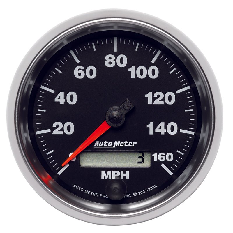 Autometer GS 3-3/8 inch 160 MPH In Dash Speedometer Gauge AutoMeter Gauges