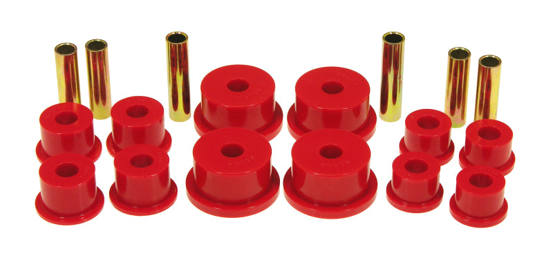 Prothane 84-99 Jeep Cherokee / Commander Spring & Shackle Bushings - Red