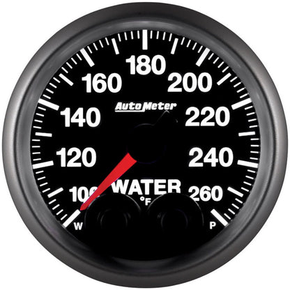 Autometer Elite 52mm 100-260 Degress F Water Temperature Peak and Warn Gauge w/ Electonic Control AutoMeter Gauges